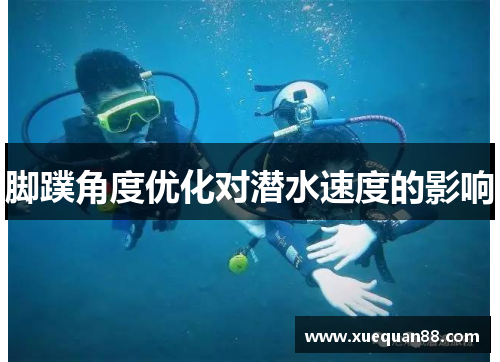 脚蹼角度优化对潜水速度的影响