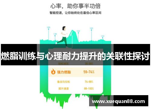 燃脂训练与心理耐力提升的关联性探讨